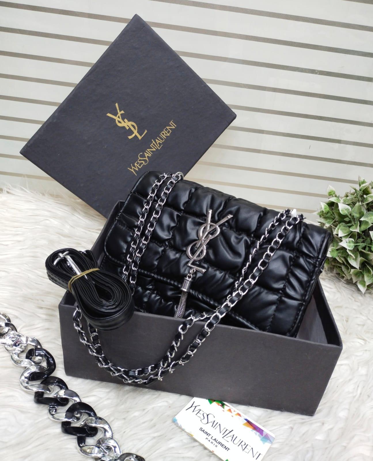 Branded YSL dual belt Cross Body Bag Zephali