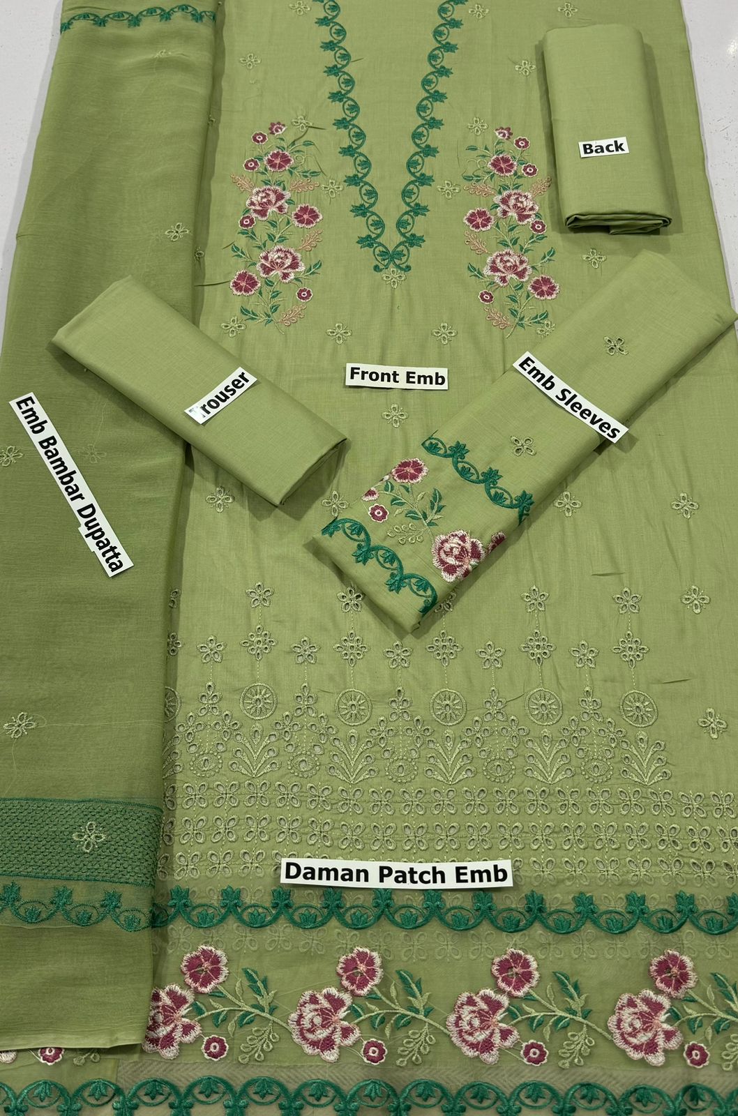 Adnan libas FABRIC LAWN (3pc) Zephali