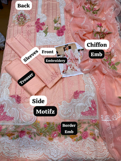 Chiffon Embodiary (3PC) Zephali